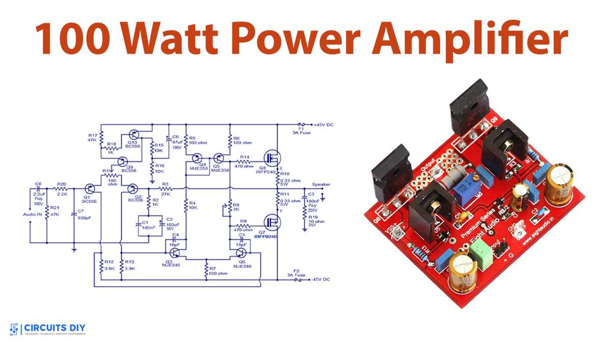 power amplifier circuit diagram