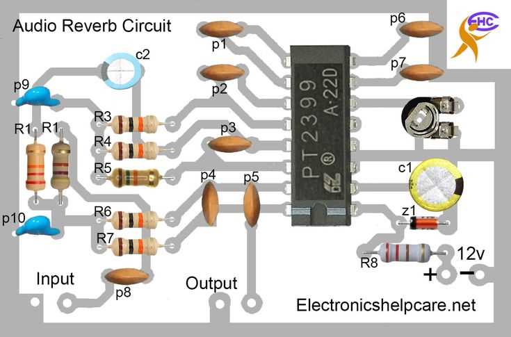 pt2399 echo circuit diagram