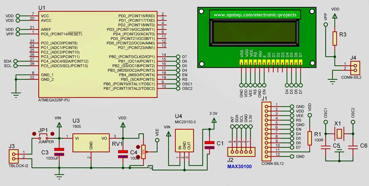 pulse rate monitor circuit diagram