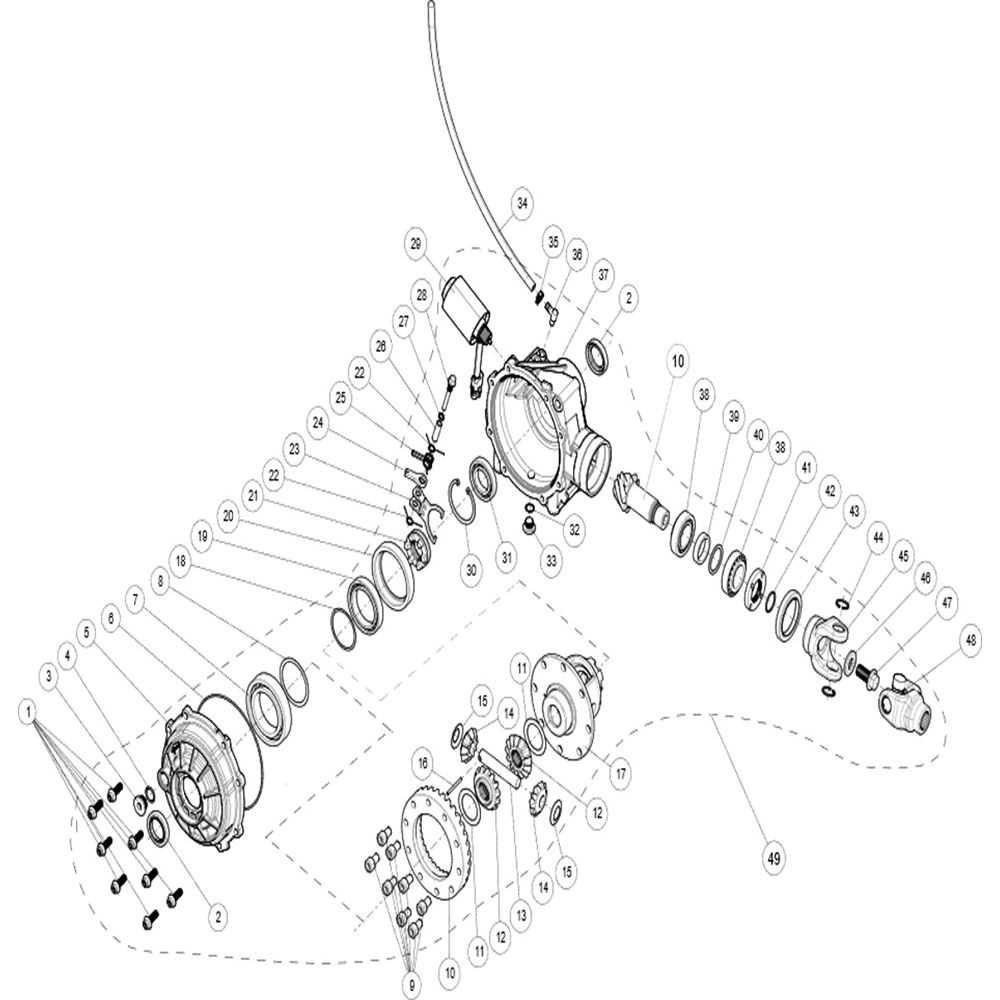 rear end parts diagram