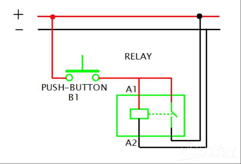 relay in circuit diagram