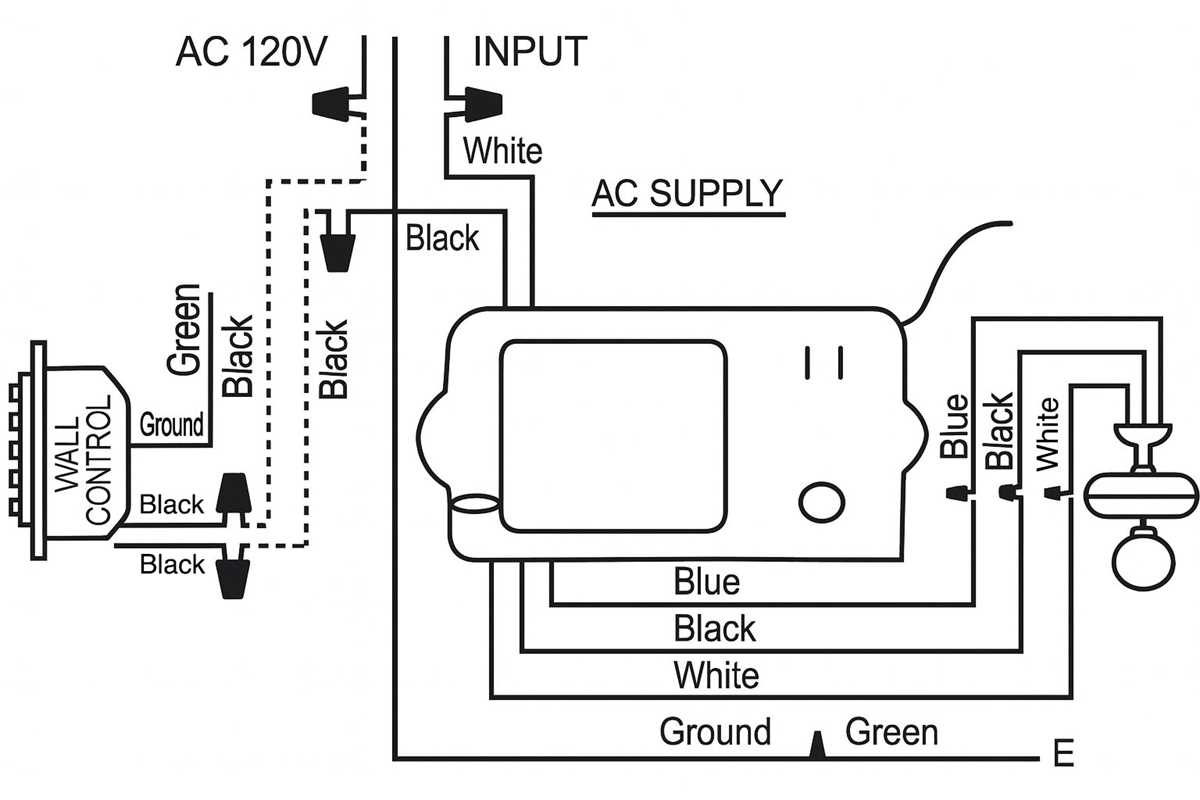 remote control ceiling fan wiring diagram