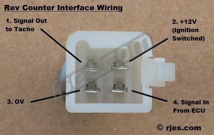 rev counter wiring diagram