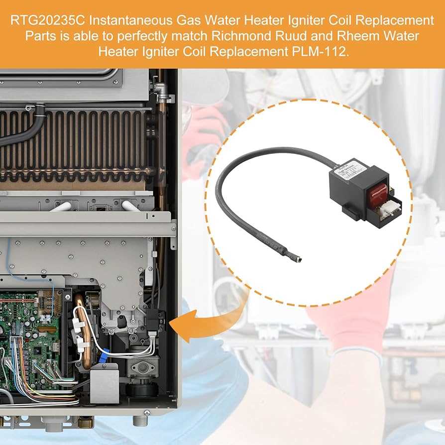 rheem tankless water heater parts diagram