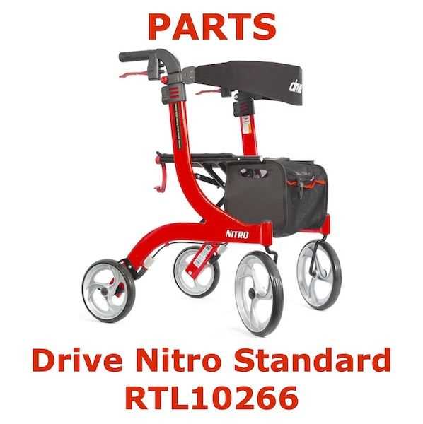 rollator parts diagram