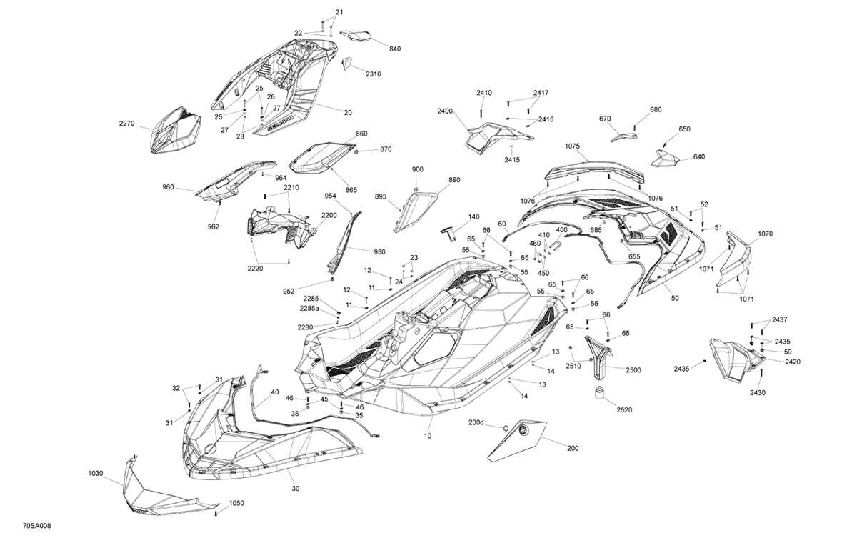 sea doo parts diagrams