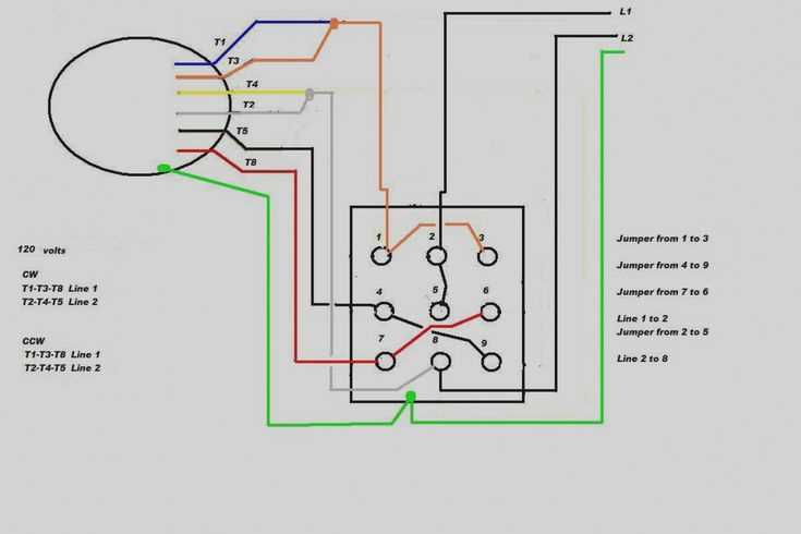 single phase motor wiring diagrams