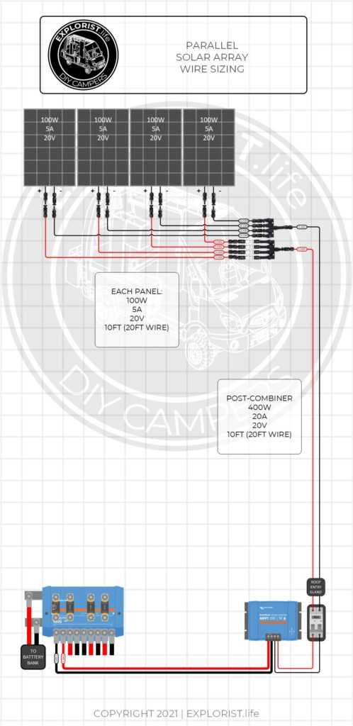 solar array wiring diagram