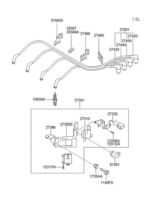 spark plug wiring diagram