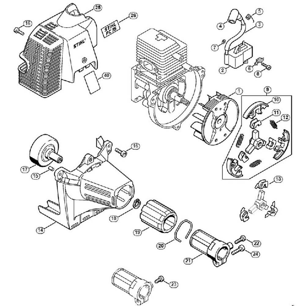 stihl edger parts diagram stihl edger parts diagram