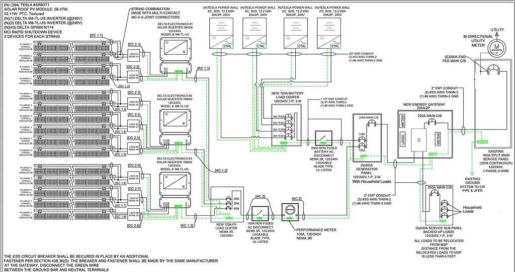 tesla powerwall 3 wiring diagram