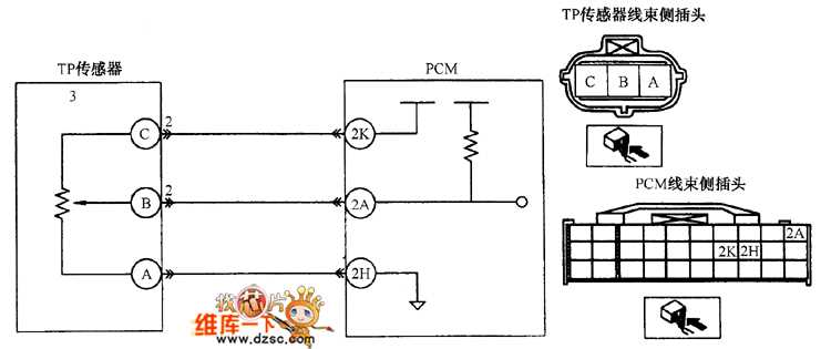 throttle position sensor wiring diagram