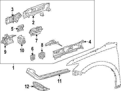 toyota camry body parts diagram