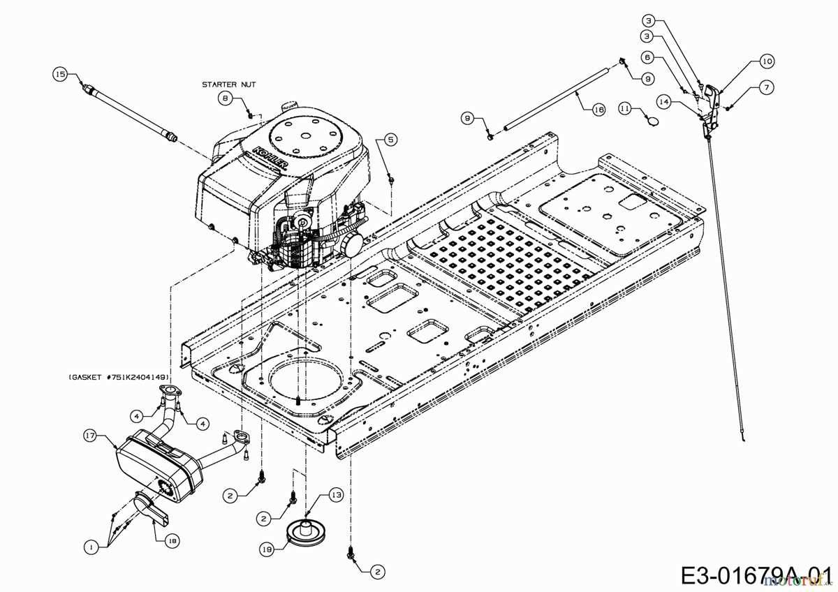 troy bilt mustang 50 parts diagram
