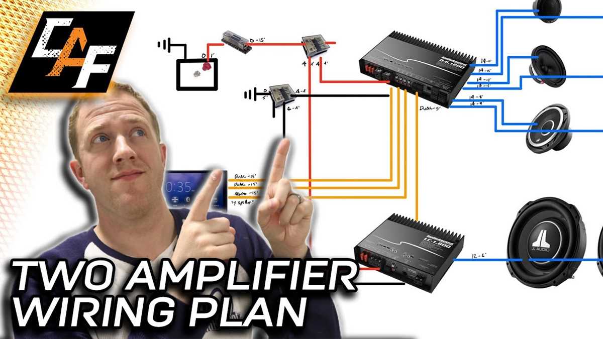 two amp wiring diagram