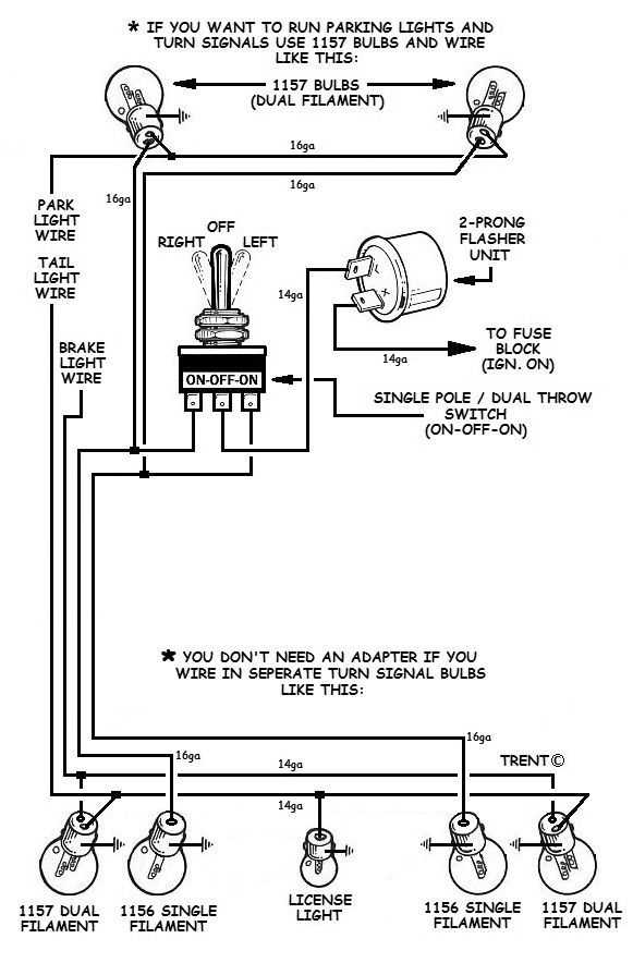 universal turn signal wiring diagram universal turn signal wiring diagram
