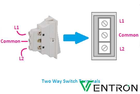 wiring 2 way light switch diagram