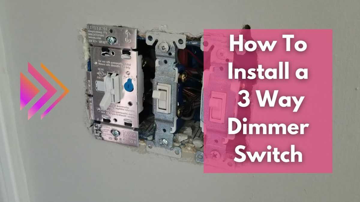 wiring a three way dimmer switch diagram