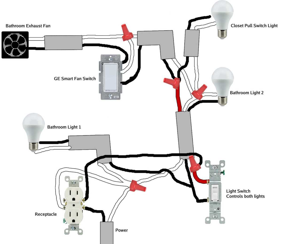 wiring diagram bathroom fan and light wiring diagram bathroom fan and light