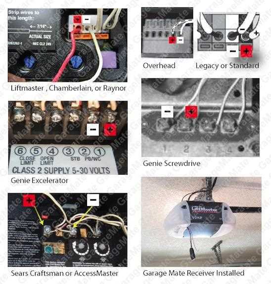 wiring diagram for a chamberlain garage door opener