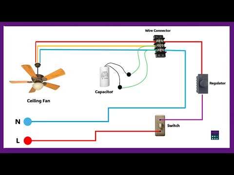 wiring diagram for ceiling fan light