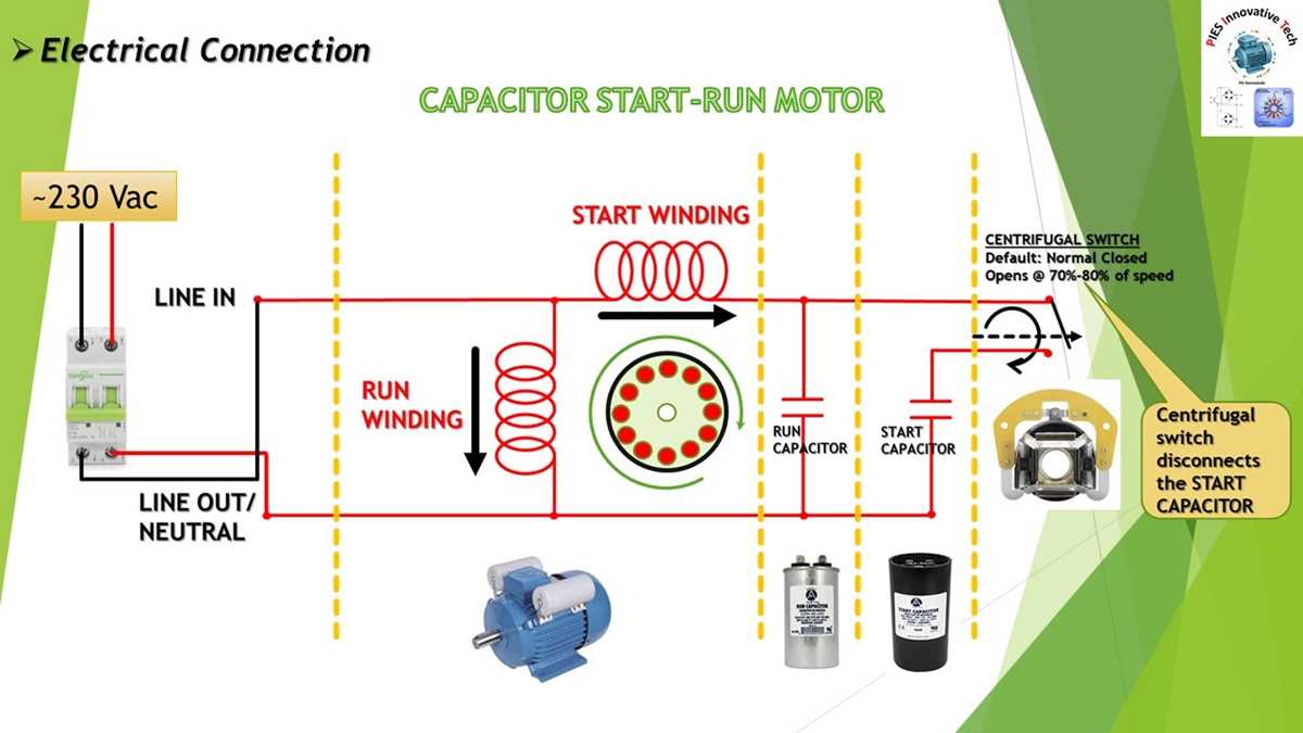 wiring diagram for start and run capacitors