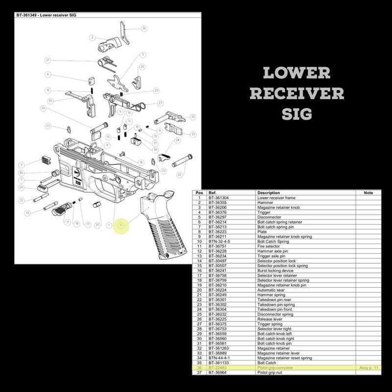 altec pistol grip control parts diagram