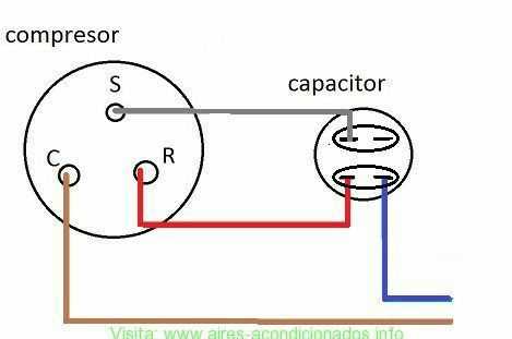 ac unit capacitor wiring diagram