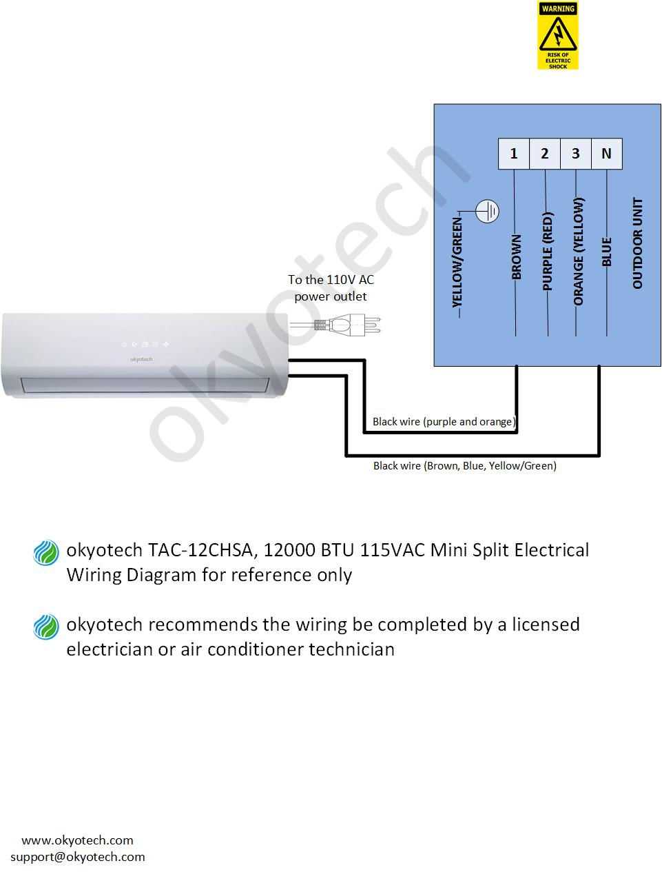 air conditioner electrical wiring diagram