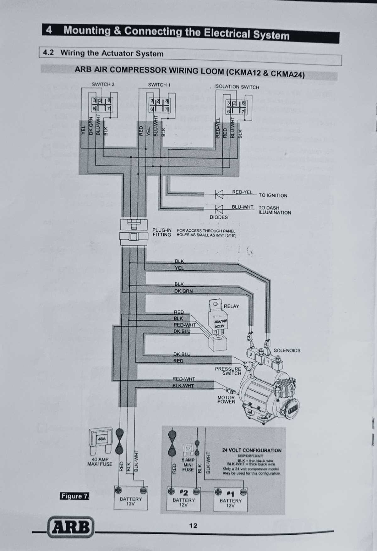 arb compressor wiring diagram