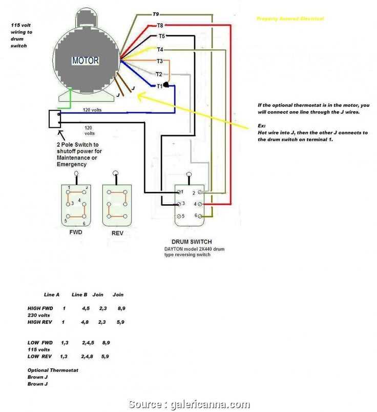 single phase motor wiring diagrams