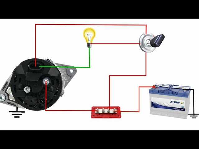 wiring diagram for 3 wire alternator