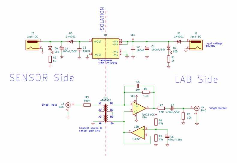 audio ground loop isolator circuit diagram audio ground loop isolator circuit diagram