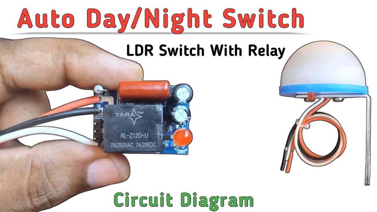 automatic night light circuit diagram