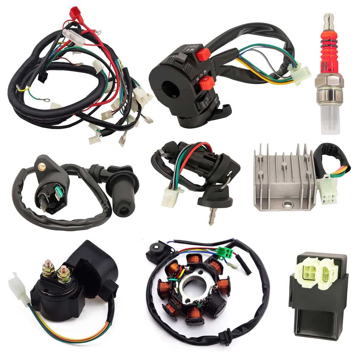 150cc scooter gy6 150cc wiring diagram