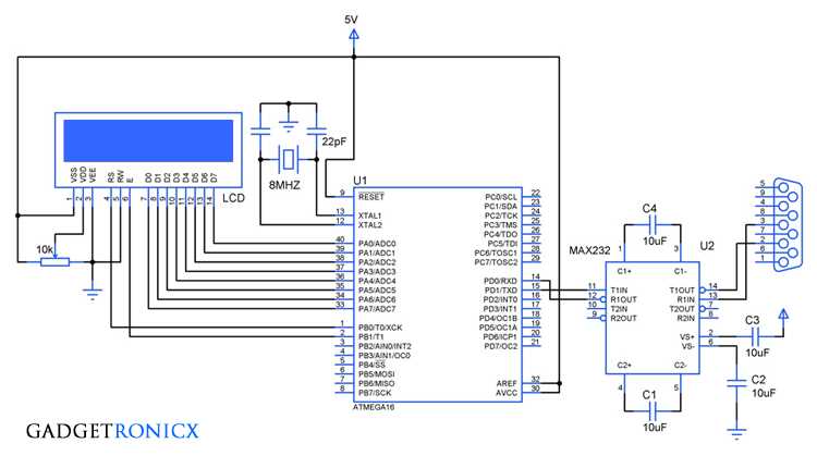 avr circuit diagram