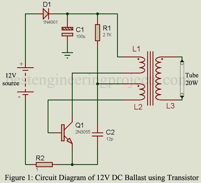 ballast circuit diagram