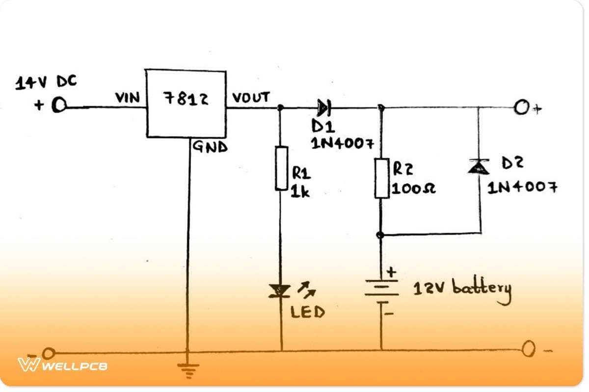 battery backup circuit diagram battery backup circuit diagram