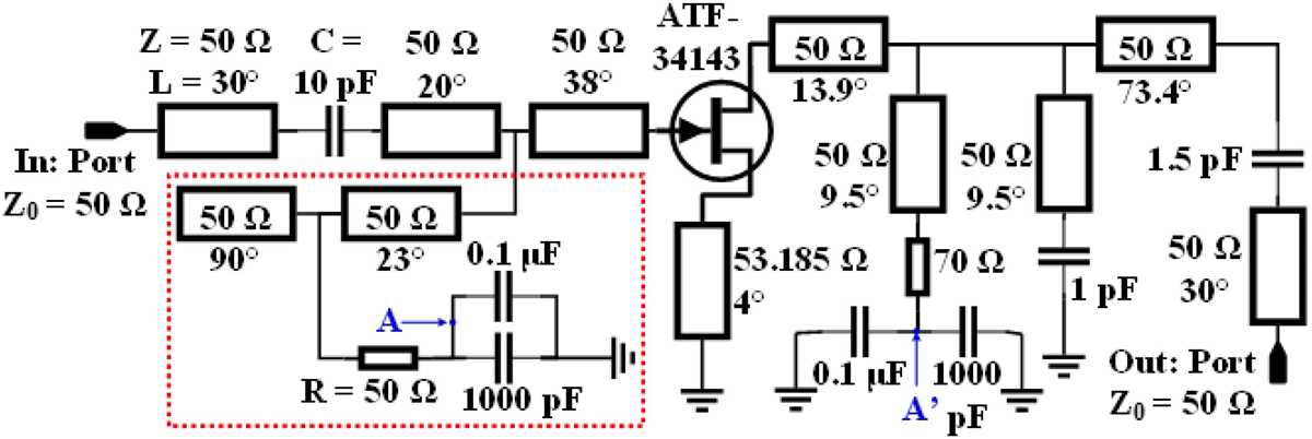 low noise amplifier circuit diagram