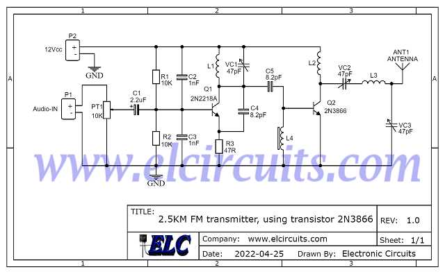 1000 km fm transmitter circuit diagram 1000 km fm transmitter circuit diagram