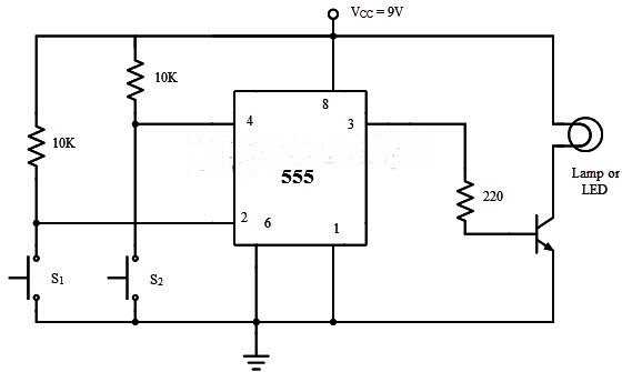 bistable multivibrator circuit diagram