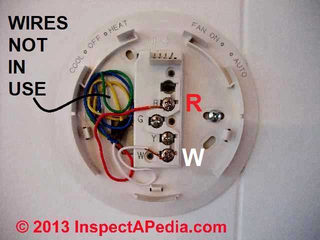 wiring diagram for thermostat