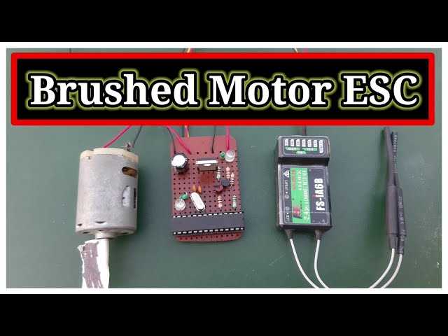 brushed esc circuit diagram