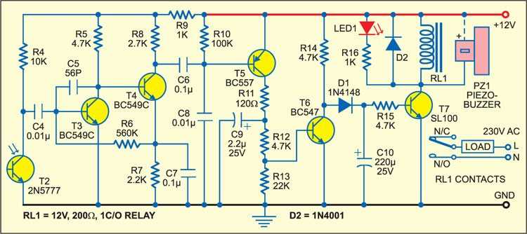 burglar alarm circuit diagram burglar alarm circuit diagram