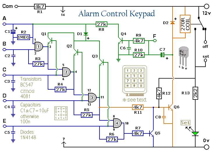 burglar alarm circuit diagram burglar alarm circuit diagram