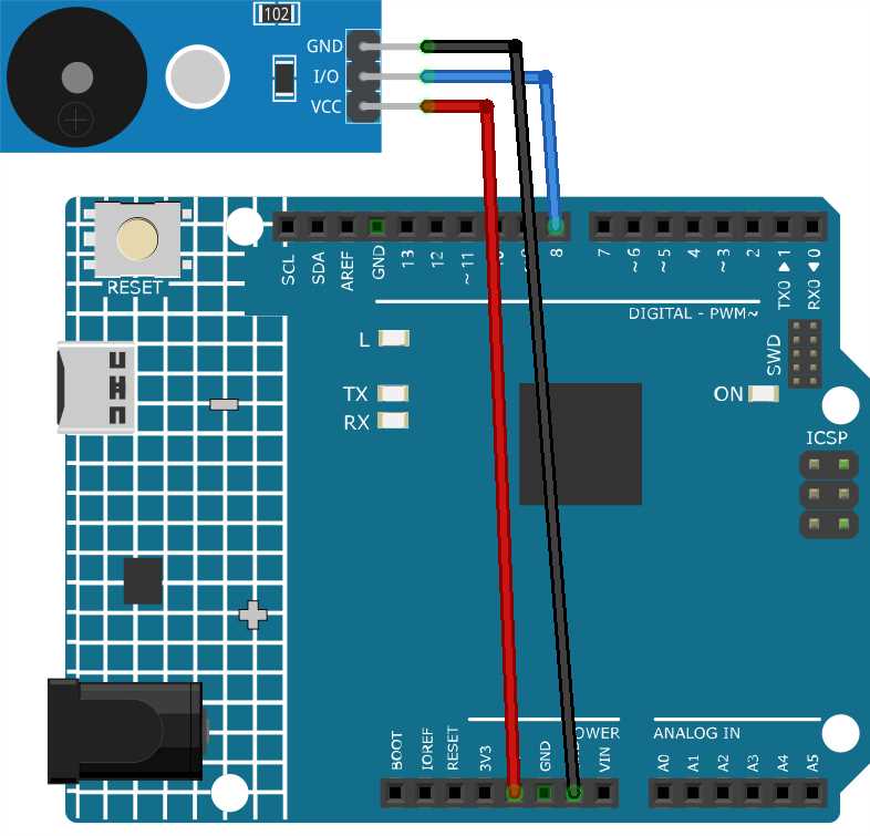 buzzer diagram circuit
