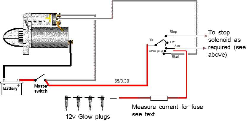 glow plug timer circuit diagram