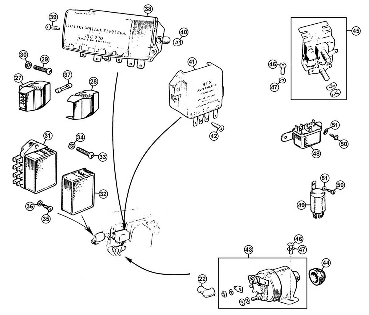 mgb wiring diagram