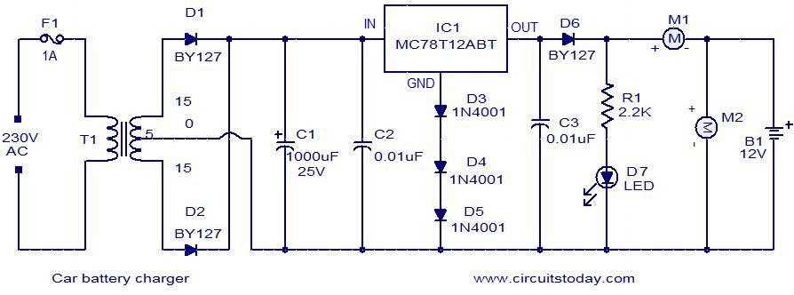 car battery circuit diagram car battery circuit diagram