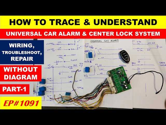 car immobiliser circuit diagram